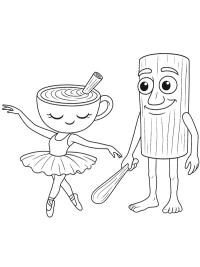 Ballerina Cappuccina und Tung Tung Tung Sahur