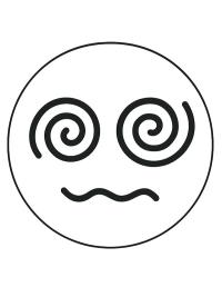 Schwindeliges Emoji