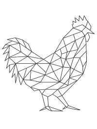 Geometrisches Huhn