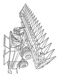 John Deere Mähdrescher