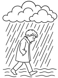 Laufen im Regen