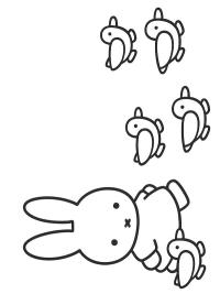 Miffy mit Entchen