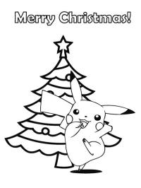 Pikachu am Weihnachtsbaum