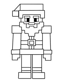 Weihnachtsmann Minecraft