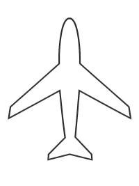 Vorlage Flugzeug