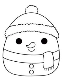 Schneemann Squishmallows