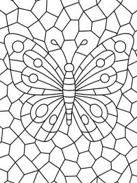 Mosaik Schmetterling