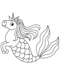 Einhorn meerjungfrau