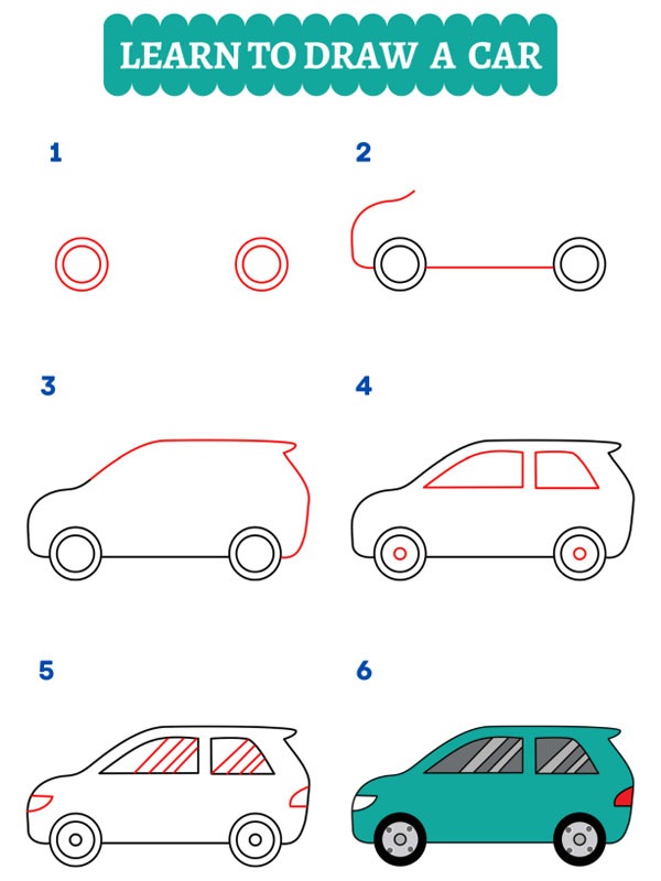 Wie zeichnet man ein Auto