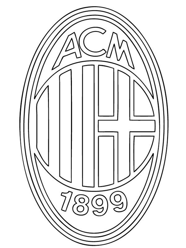 AC Mailand Ausmalbild