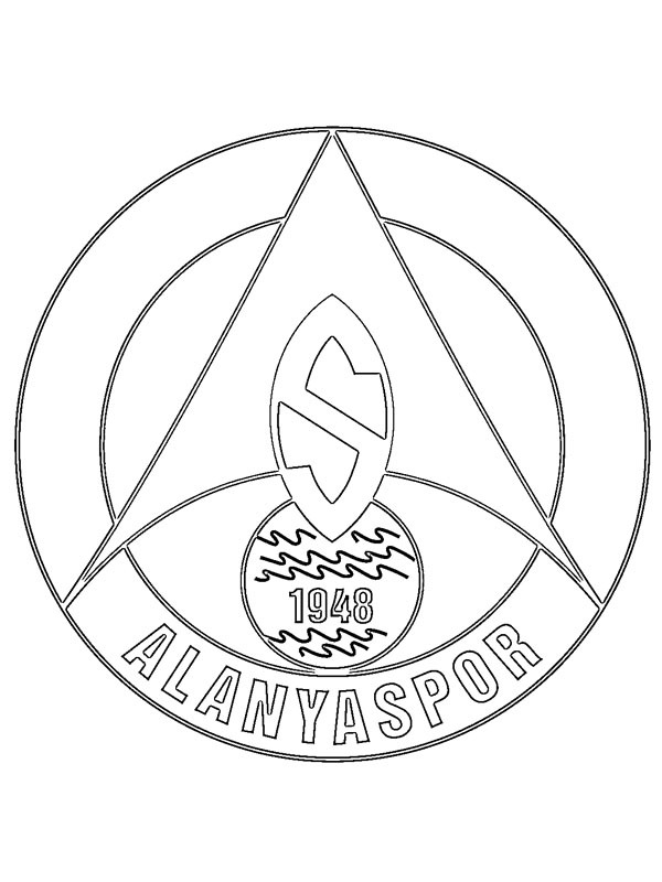 Alanyaspor Ausmalbild