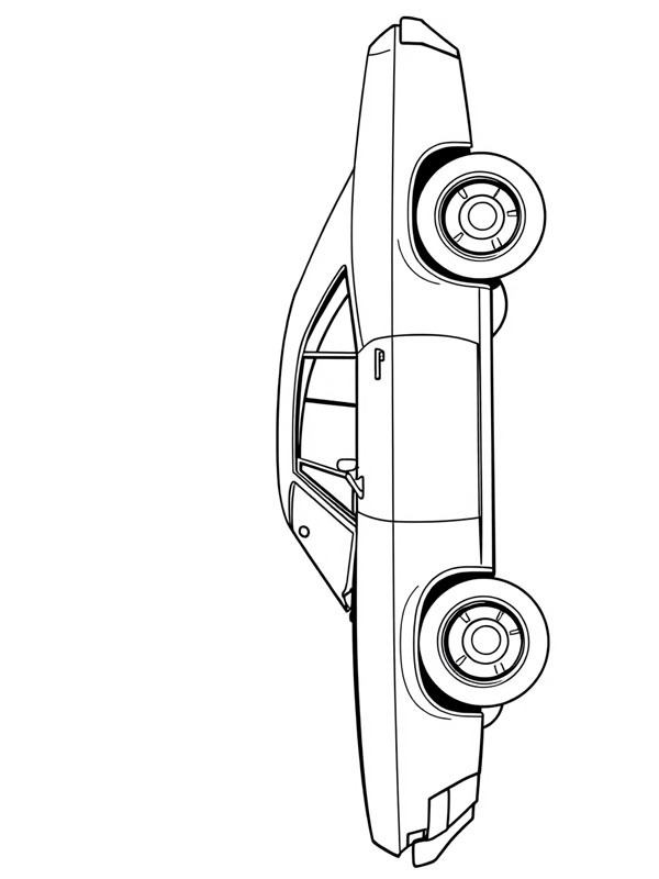 Chevrolet Impala Sport 1967 Ausmalbild