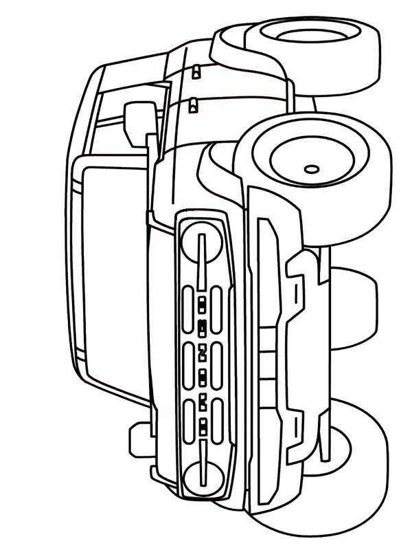 Ford Bronco Ausmalbild