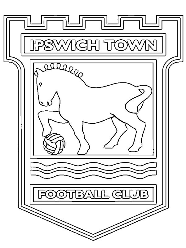 Ipswich Town FC Ausmalbild