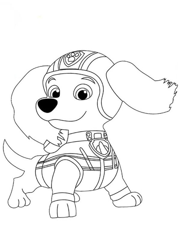 Dachshund Liberty (PAW Patrol) Ausmalbild