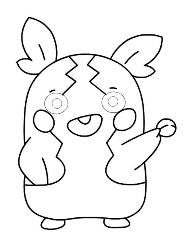 Morpeko (Pokémon) Ausmalbild