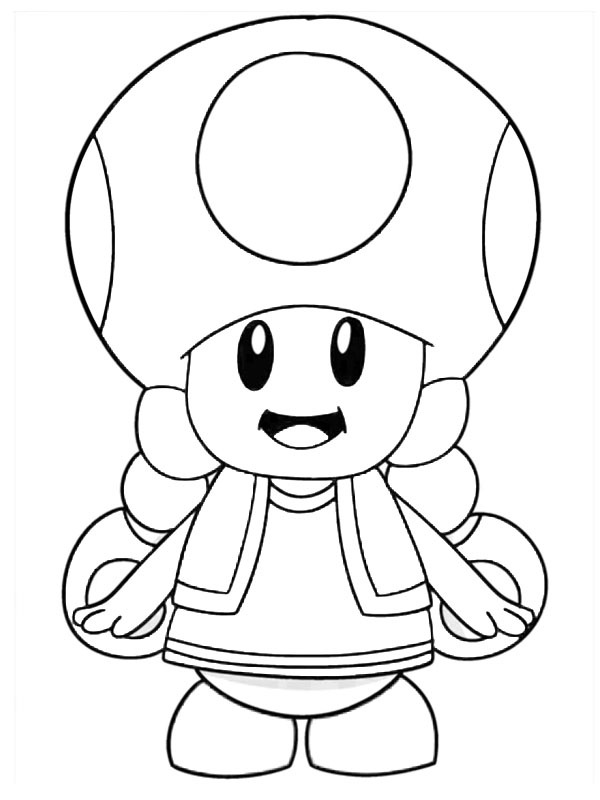 Toadette Ausmalbild