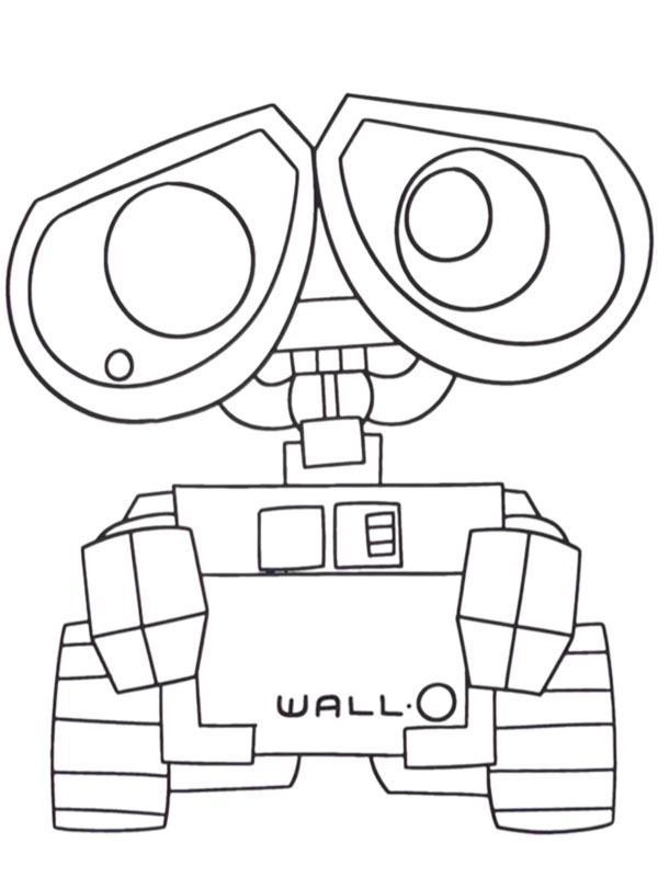 WALL-E Ausmalbild